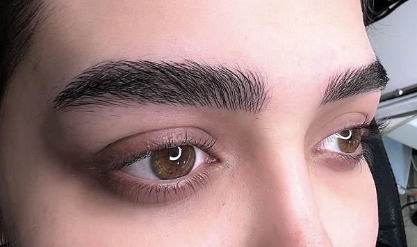عکس ابرو تاتو کرده