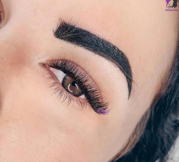 عکس ابرو تاتو کرده