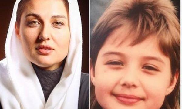 عکس بچگی آزاده در سریال کیمیا