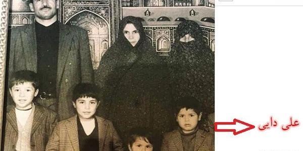 عکس بچگی های علی یاسینی