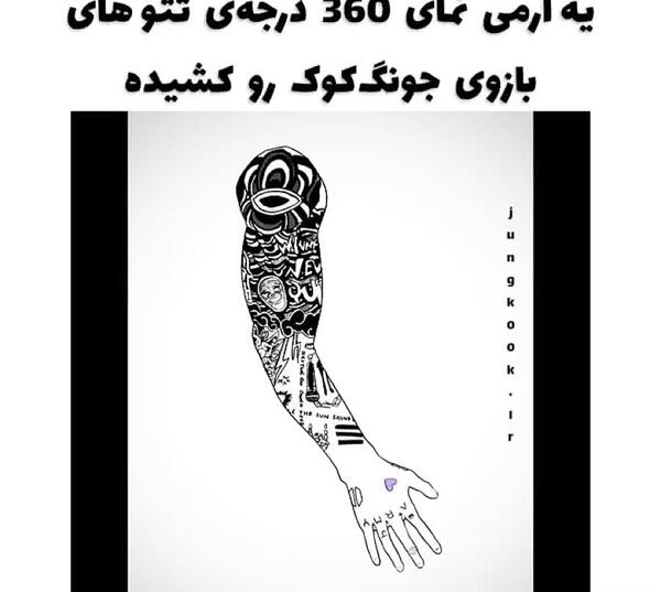 عکس تمام تتو های جونگ کوک