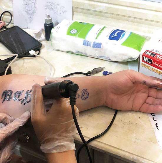 عکس وسایل تاتو بدن