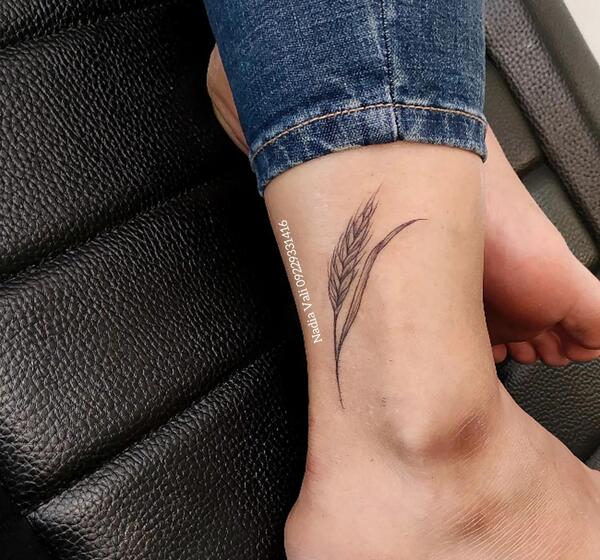 عکس تاتو روی ساق پا