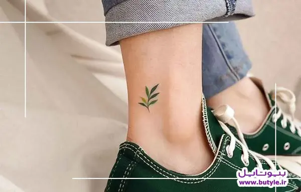 عکس تاتو روی ساق پا