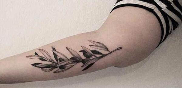 عکس تاتو روی ساعد جدید