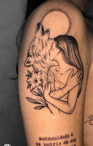 عکس طرح تاتو زنجیر دور بازو