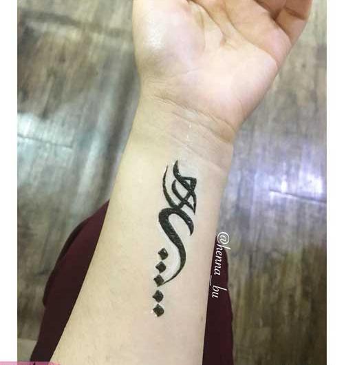 عکس تاتو با حنا هندی