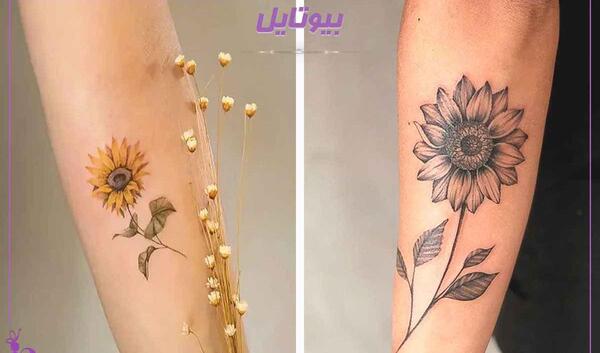 عکس تاتو جذاب روی دست