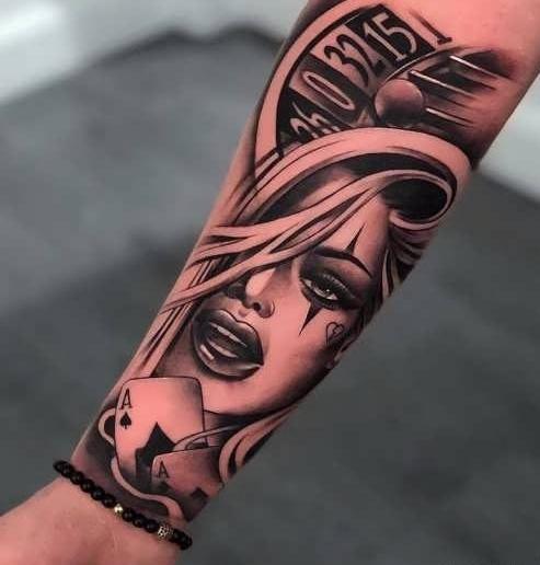 عکس تاتو برای ساعد دست