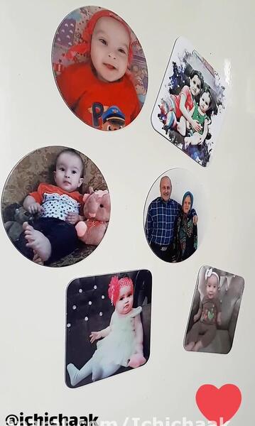ایده عکس روی یخچال