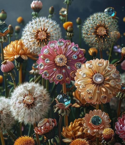 عکس گل های جادویی
