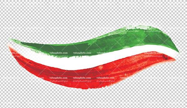 عکس پرچم ایران بدون پس زمینه