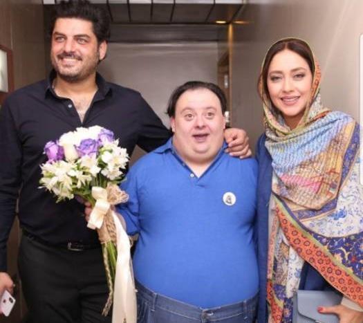 عکس از بهاره کیان افشار و همسرش