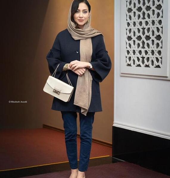 عکس از بهاره کیان افشار و همسرش