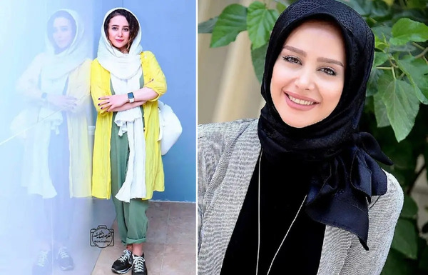 عکس های با حجاب الناز حبیبی
