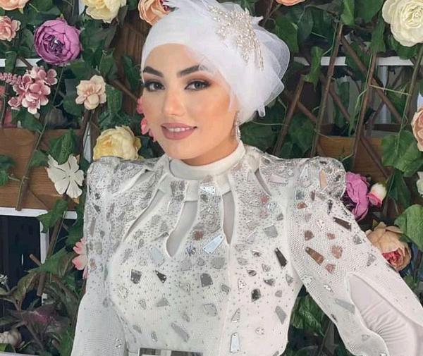 عکس ارایش عروس با حجاب