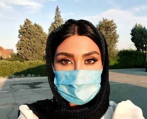 عکس پروفایل دخترونه با ماسک مشکی