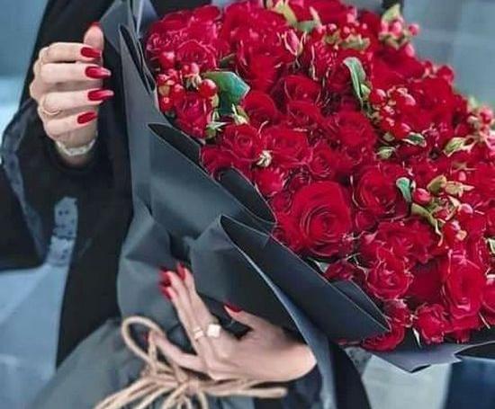 عکس پروفایل دخترونه گل قرمز
