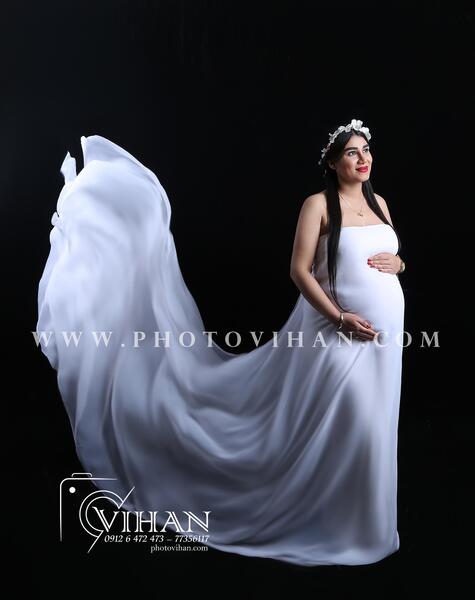 ایده لباس برای عکس بارداری