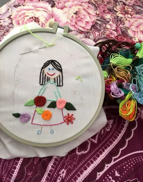 عکس ایده گلدوزی