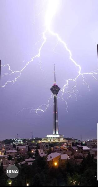 عکس رعد و برق خیلی ترسناک