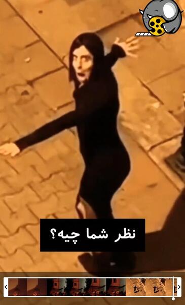 عکس ترسناک زن رقصنده