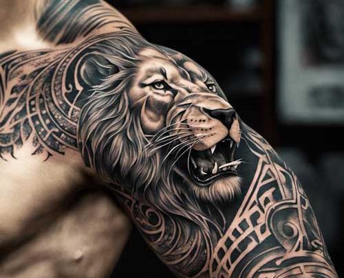 عکس تاتو روی دست مردانه کوچک