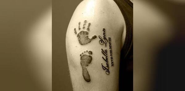 عکس تاتو روی دست مردانه کوچک