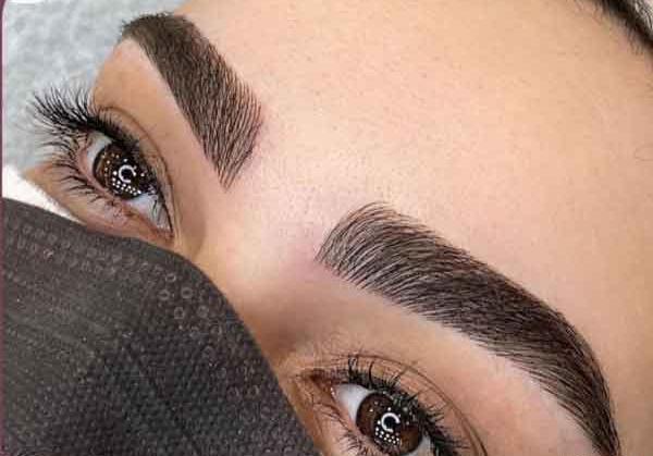 عکس مدل ابرو تاتو هاشوری