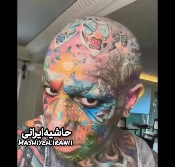 ترسناک ترین عکس تتلو