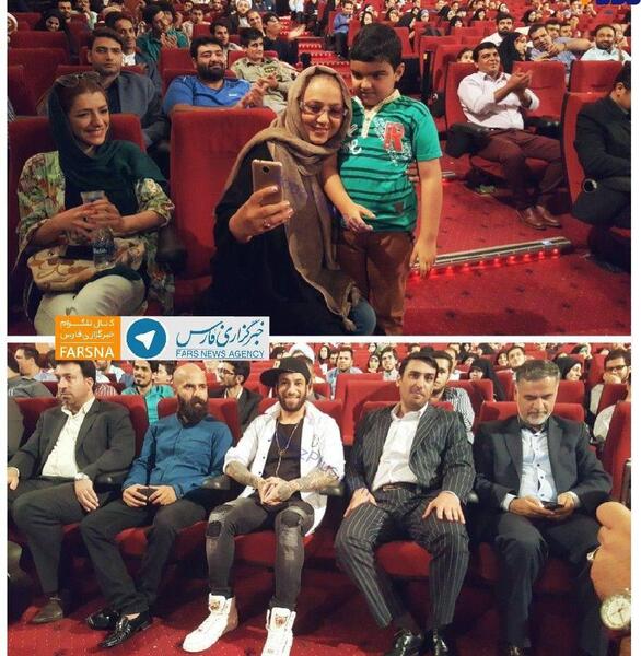 عکس تتلو در حرم امام رضا