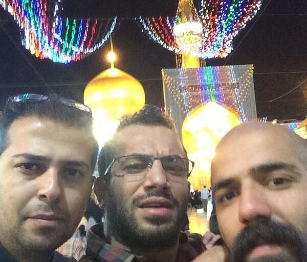 عکس تتلو در حرم امام رضا