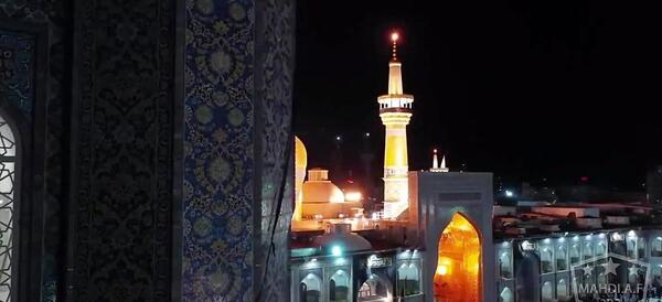عکس تتلو در حرم امام رضا