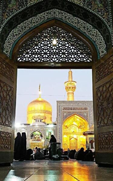 عکس تصویر زمینه از حرم امام رضا