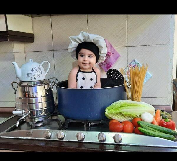 آشپزی ایده عکس غذاخور شدن نوزاد