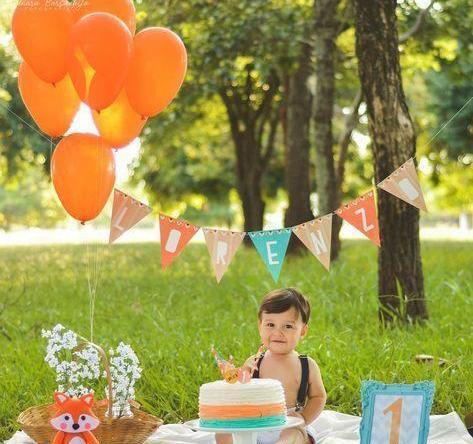 عکس تولد پسرانه در فضای باز
