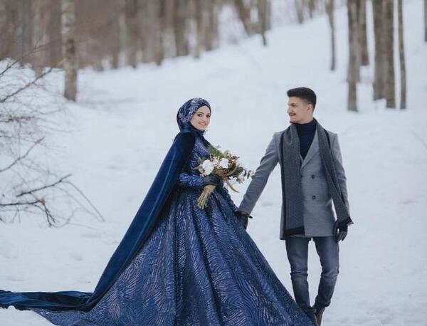 عکس تولد زمستانی فضای باز