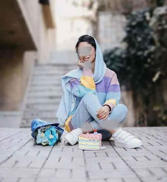 مدل عکس گرفتن تولد در طبیعت