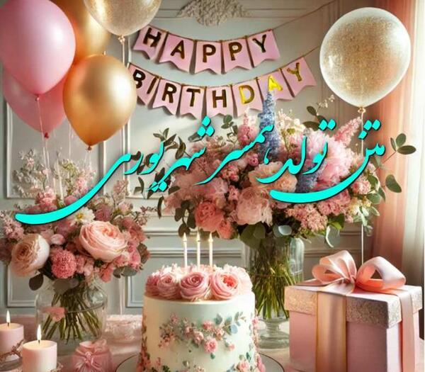 عکس نوشته برای تولد همسر شهریوری