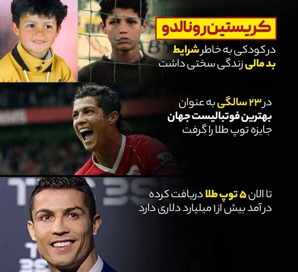 عکس ثروت کریس رونالدو