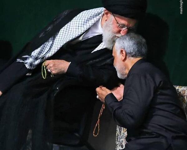 عکس جنازه حاج قاسم سلیمانی بعد از شهادت