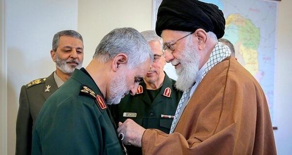 عکس جنازه حاج قاسم سلیمانی در بغداد