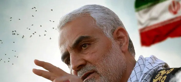 عکس جنازه حاج قاسم سلیمانی در بغداد
