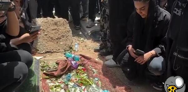 عکس صورت جنازه ویدا افشاری