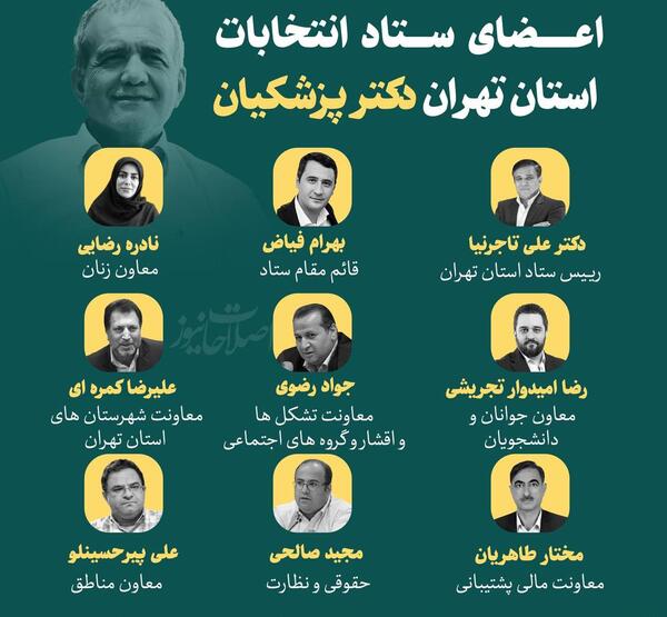 عکس های جوانی پزشکیان
