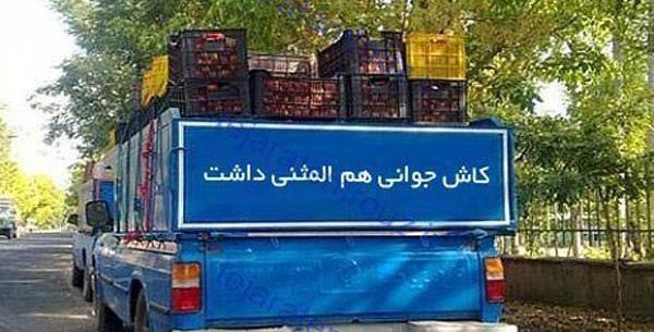 عکس جالب پشت ماشین