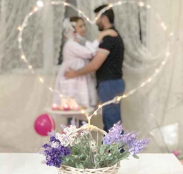ایده عکس سالگرد ازدواج در اتلیه