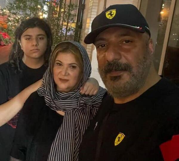 عکس همسر و فرزند امیر جعفری