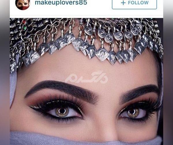 عکس چشم ابرو مشکی طبیعی