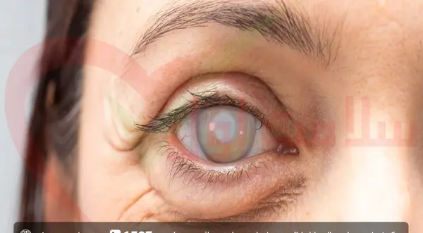 عکس از آب مروارید چشم